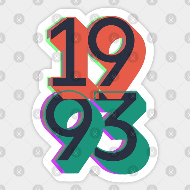 1993 Sticker by ctrlzie